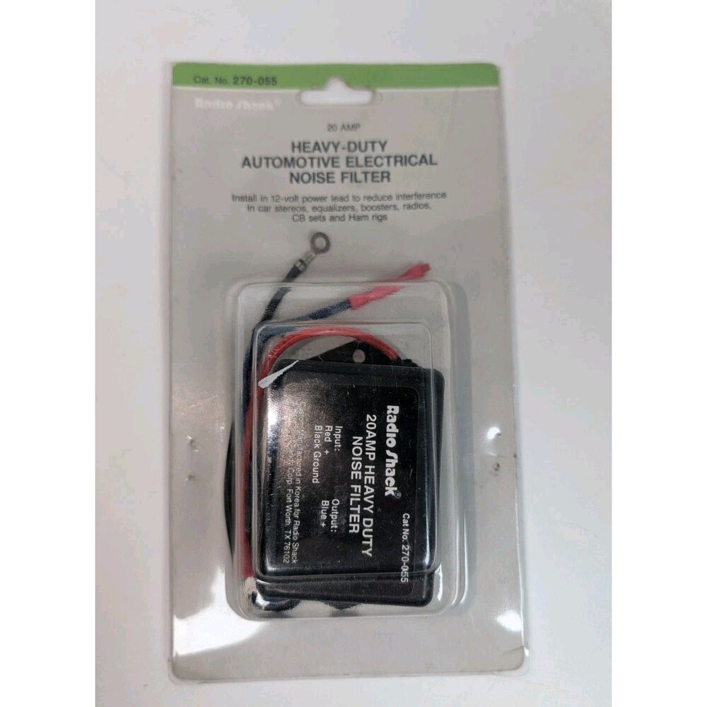Vintage Radio Shack 270-055 20 Amp Heavy Duty Automotive Noise Filter NOS